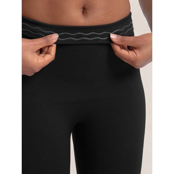 Shapermint Empetua Seamless Comfort Mid Waist Shaping Legging Large Black 41005 - Picture 3 of 6